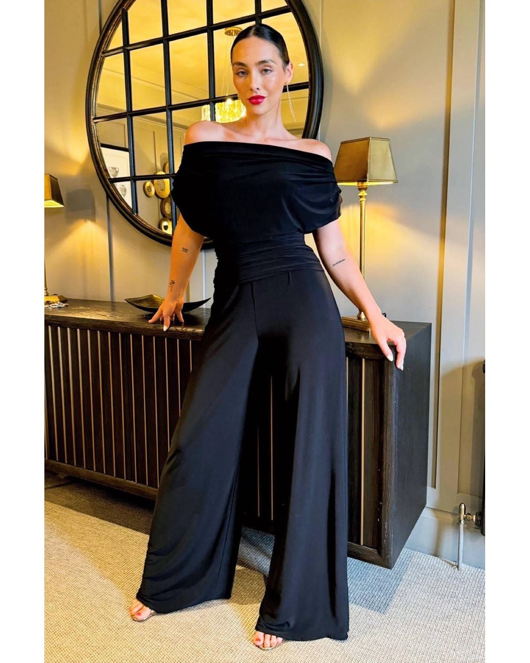 Atom Label Black Carbon Jumpsuit