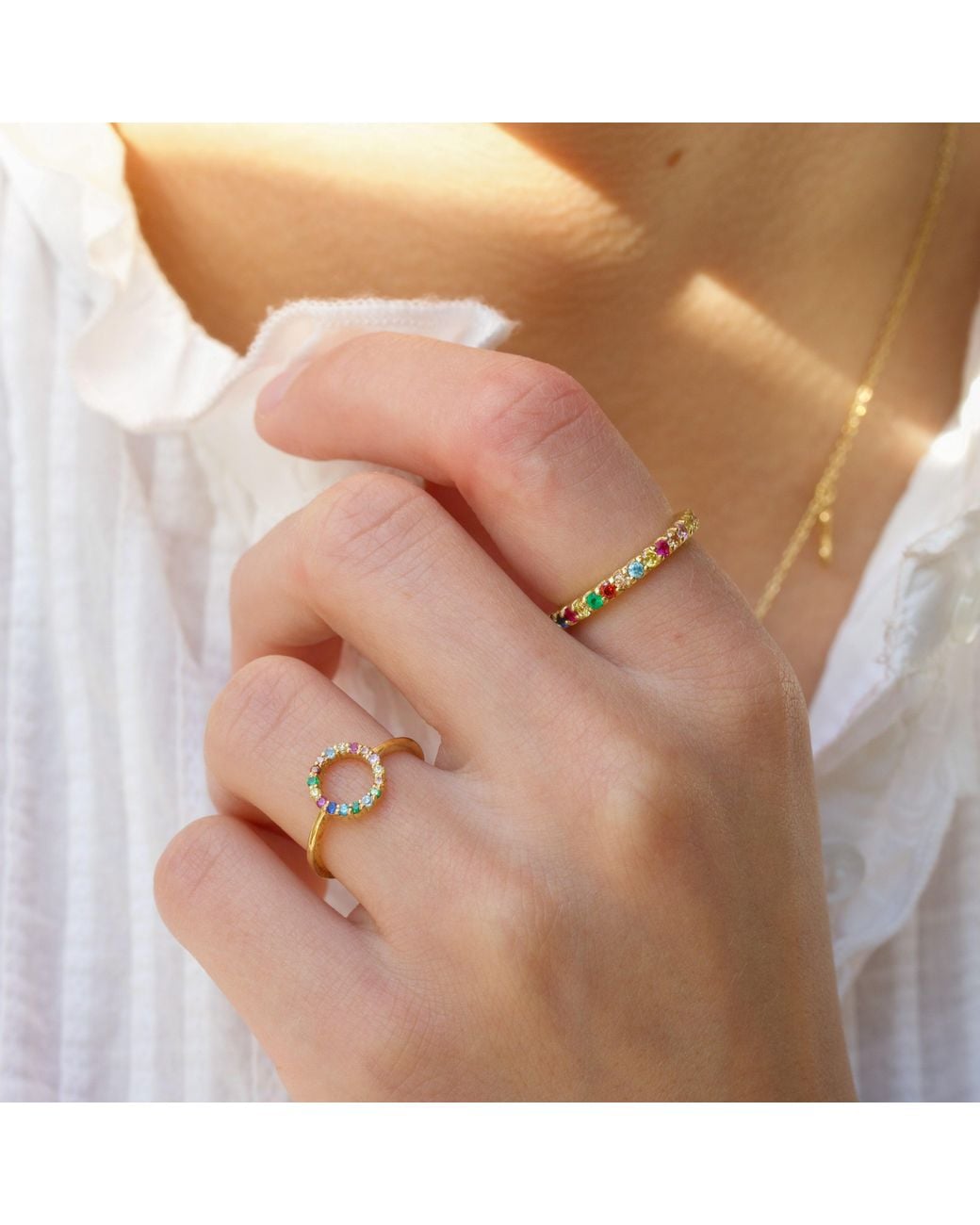 With Love Darling Metallic Ring
