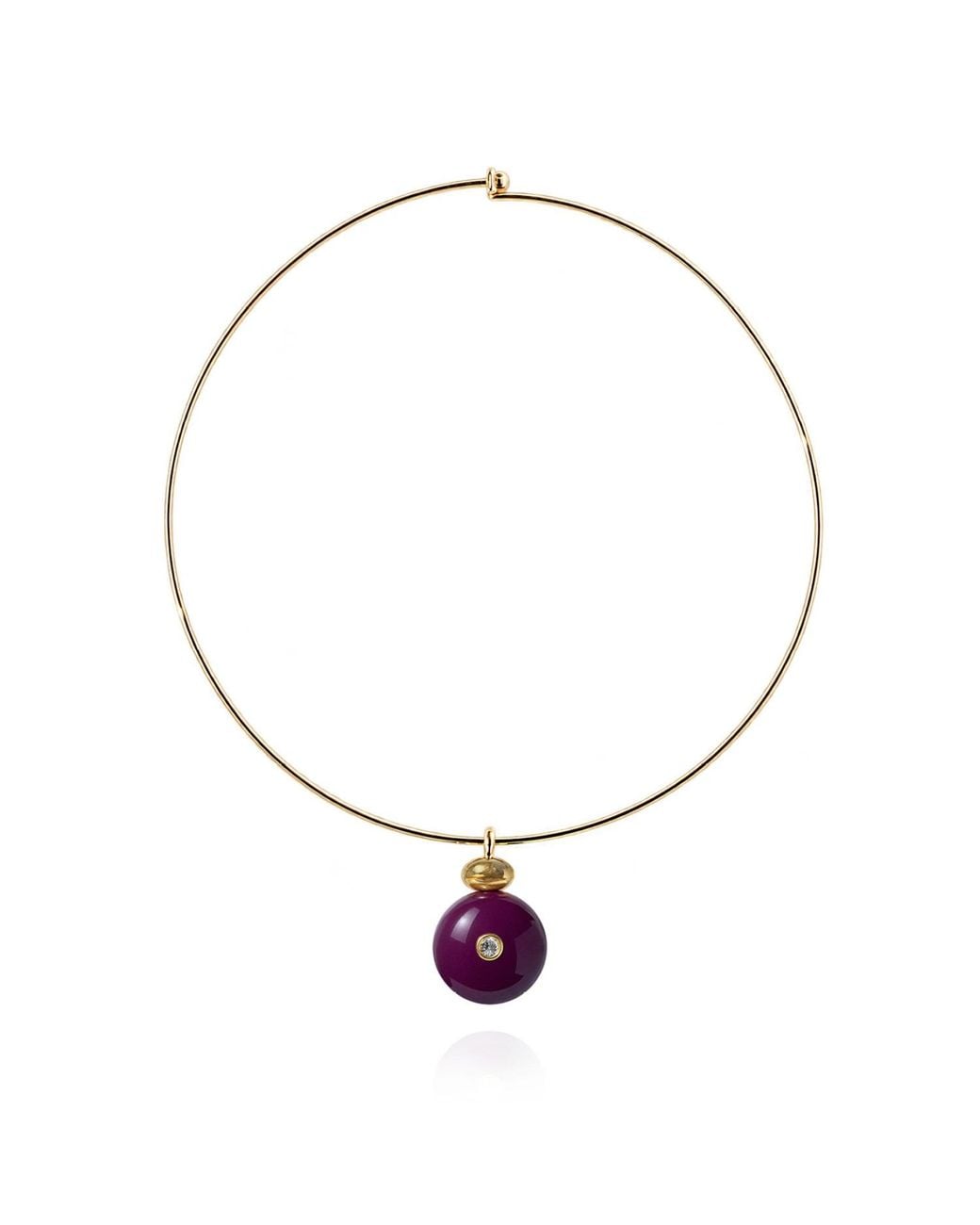 Saule Label Metallic Paloma Collar Necklace