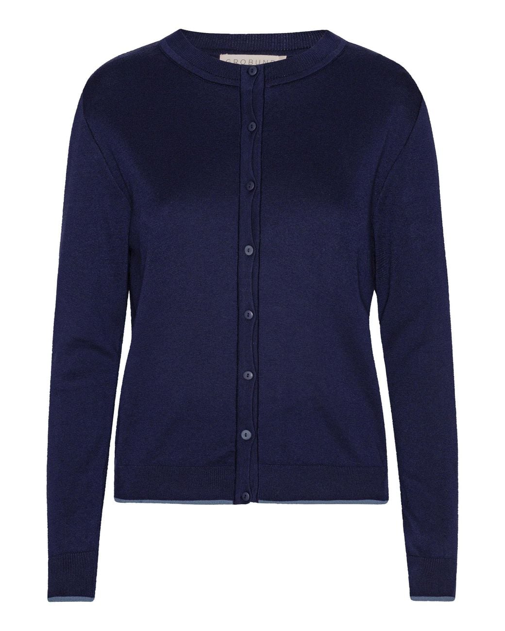 GROBUND Blue Rine Knit Cardigan