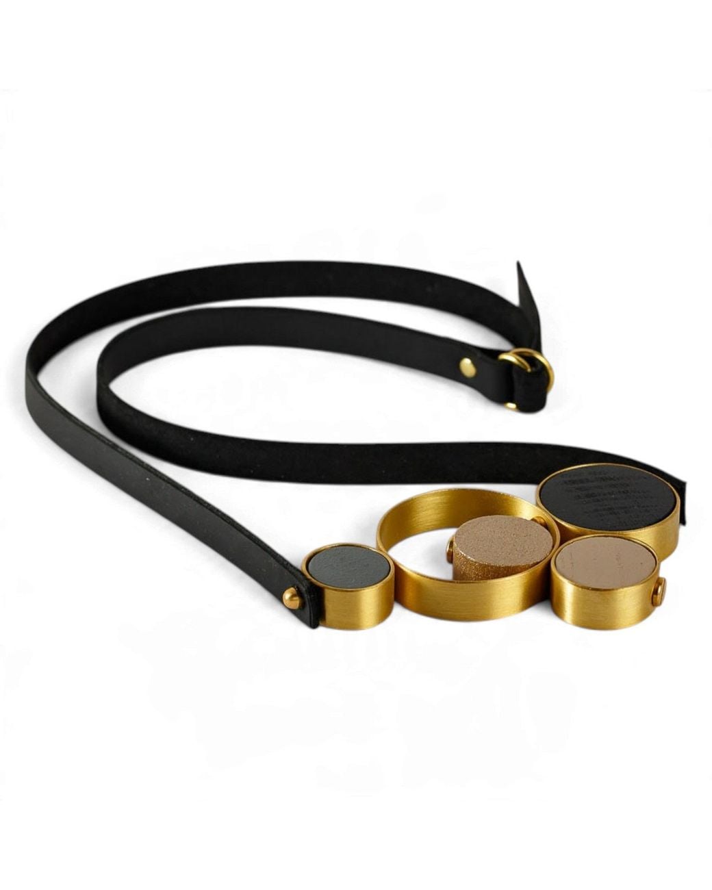 Svetlana Vukov Black Quad Orbit Necklace