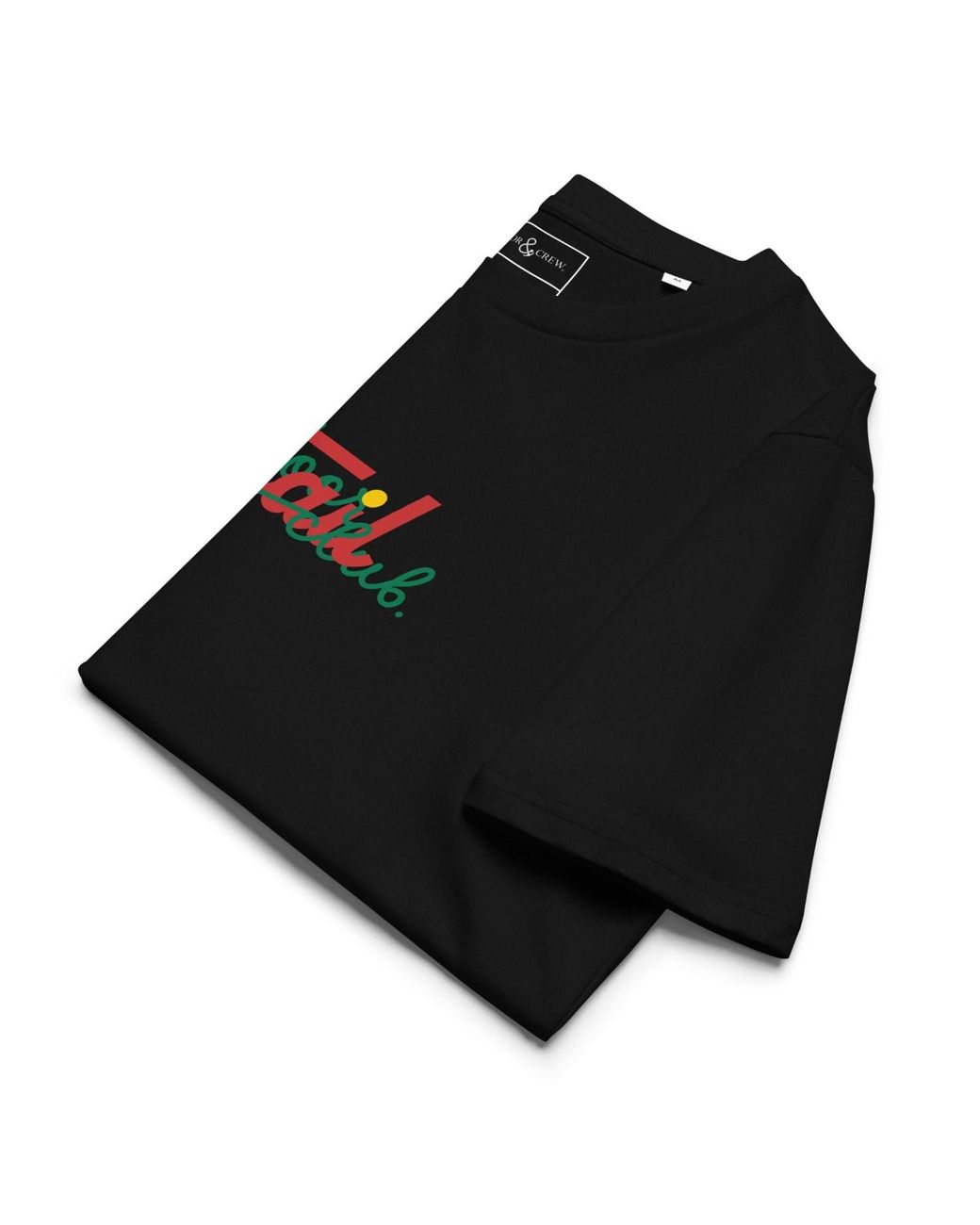 Anchor and Crew Black Outdoor Trail Club Supply Organic Cotton T-Shirt