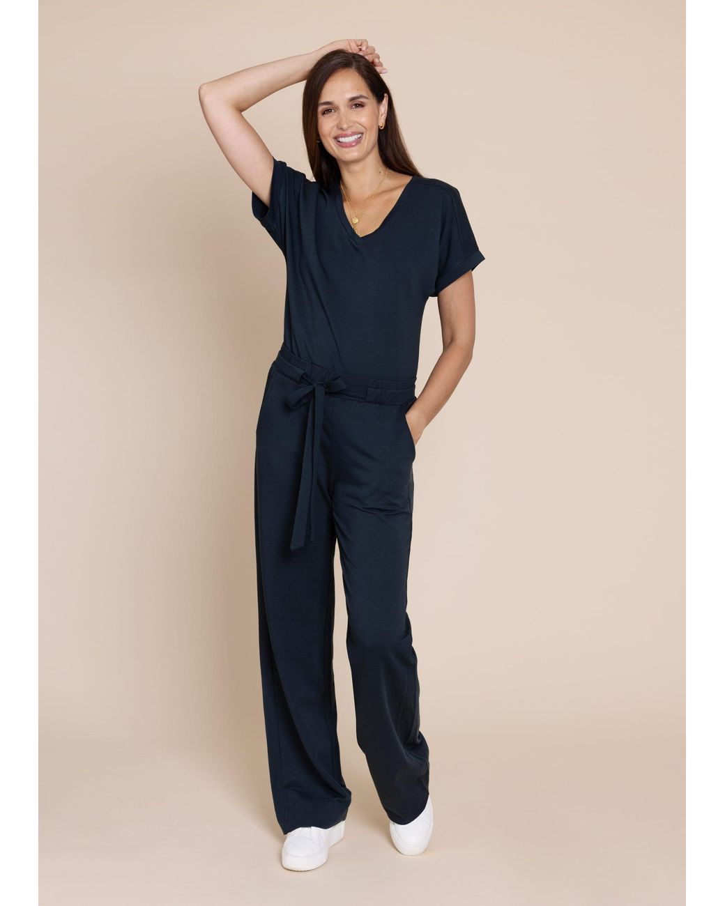 Weartwo London Blue Goddess Wide Leg Trousers