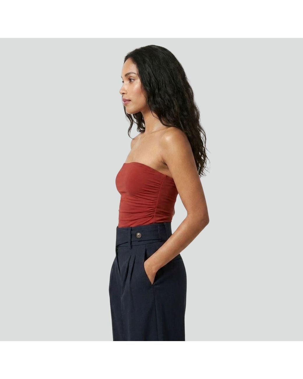 Rive & Rituel Red Josephine Bodysuit
