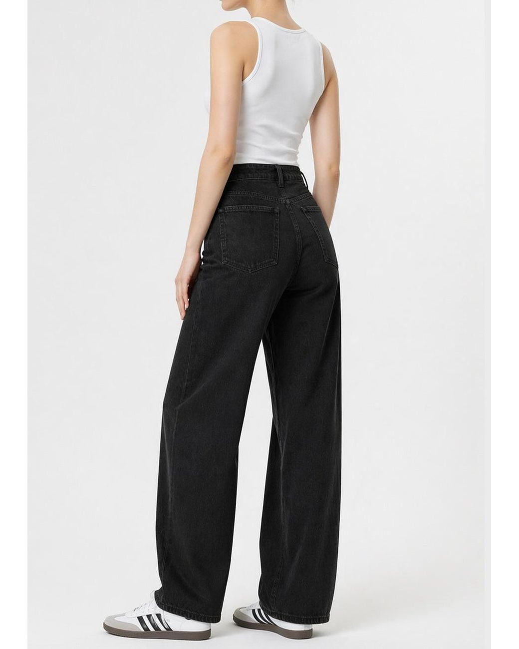 NOEND Black Kallie Relaxed Curve
