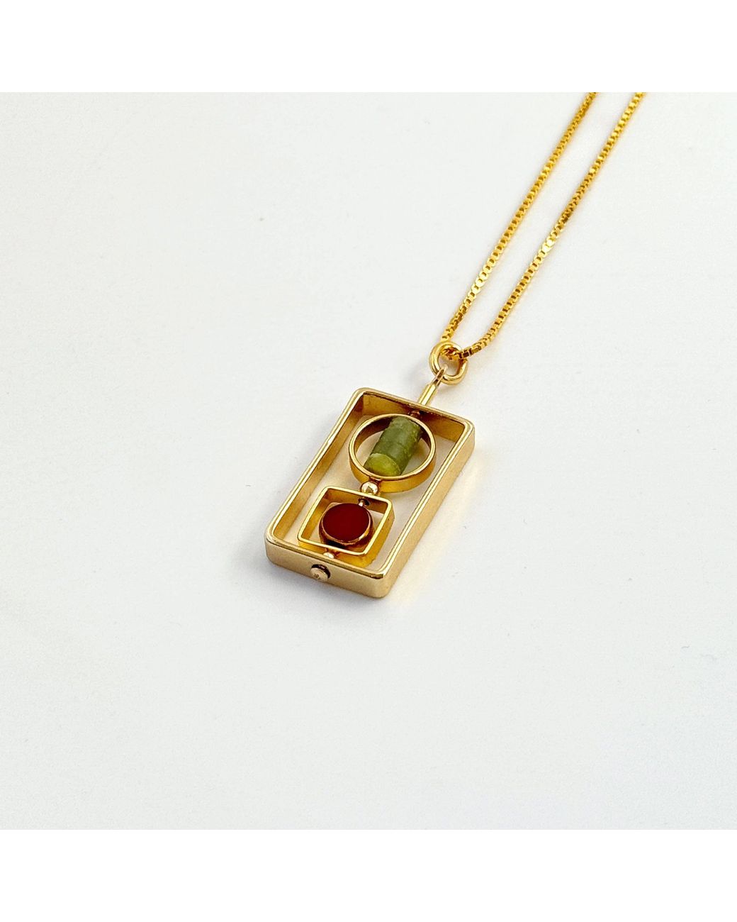 Aracheli Studio Metallic Art X Nephrite Jade Necklace