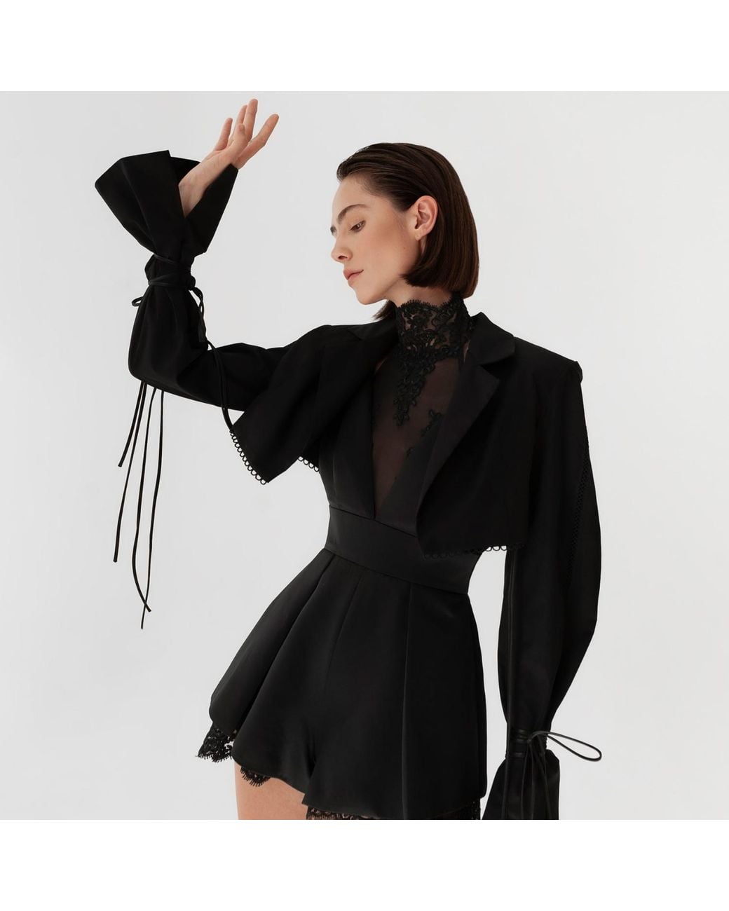 La Musa Black Heart Blazer