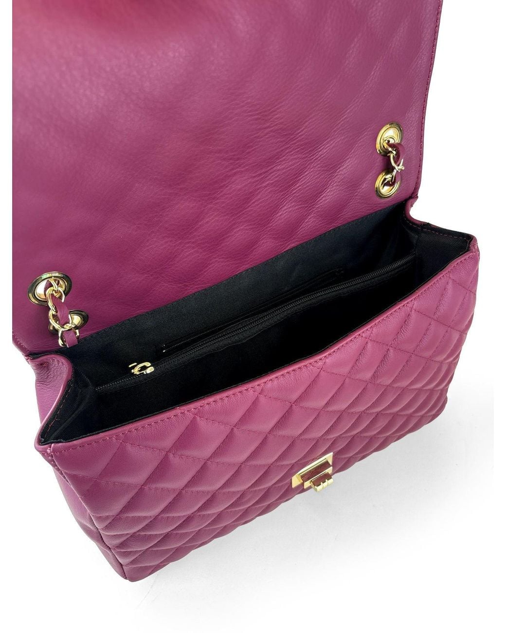 Maison Rubaiyat Purple Kiki Hand-Painted Leather Flap Shoulder Bag – Mrs. Bear