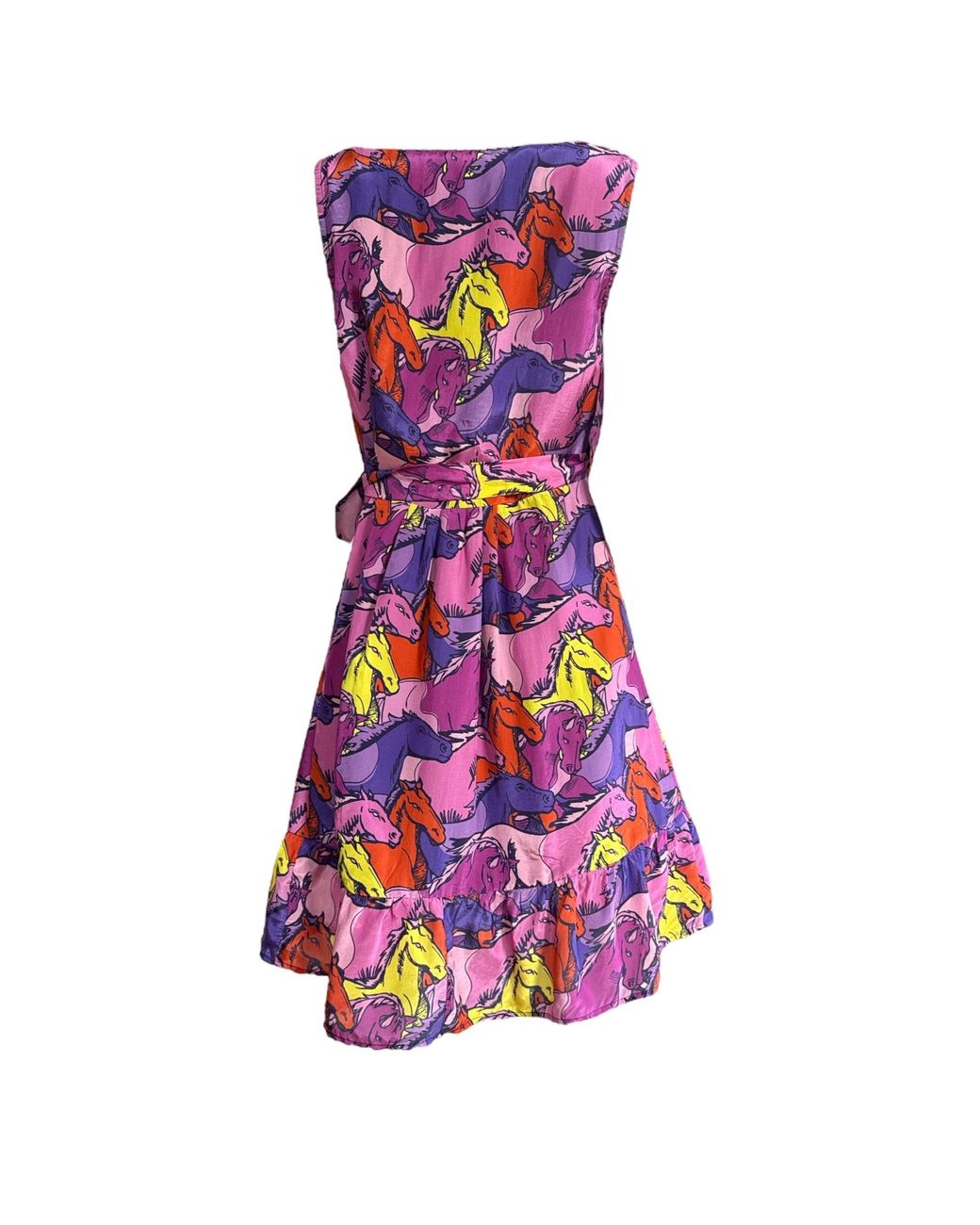 Any Old Iron Purple Runaway Wrap Dress