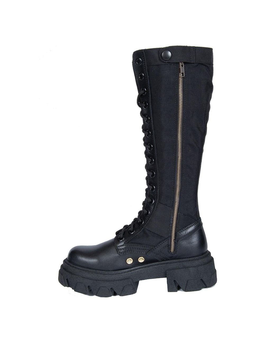 Urbnkicks Black Jungle Tall Knee-High Boots