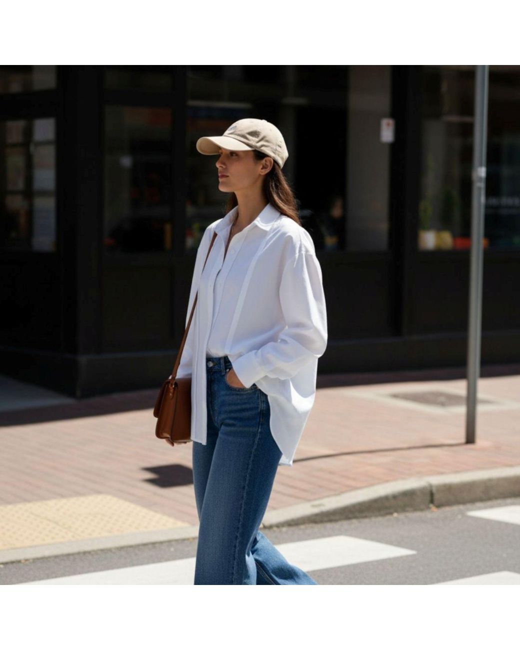 Mimhi Maison White Organic Cotton Leah Shirt –