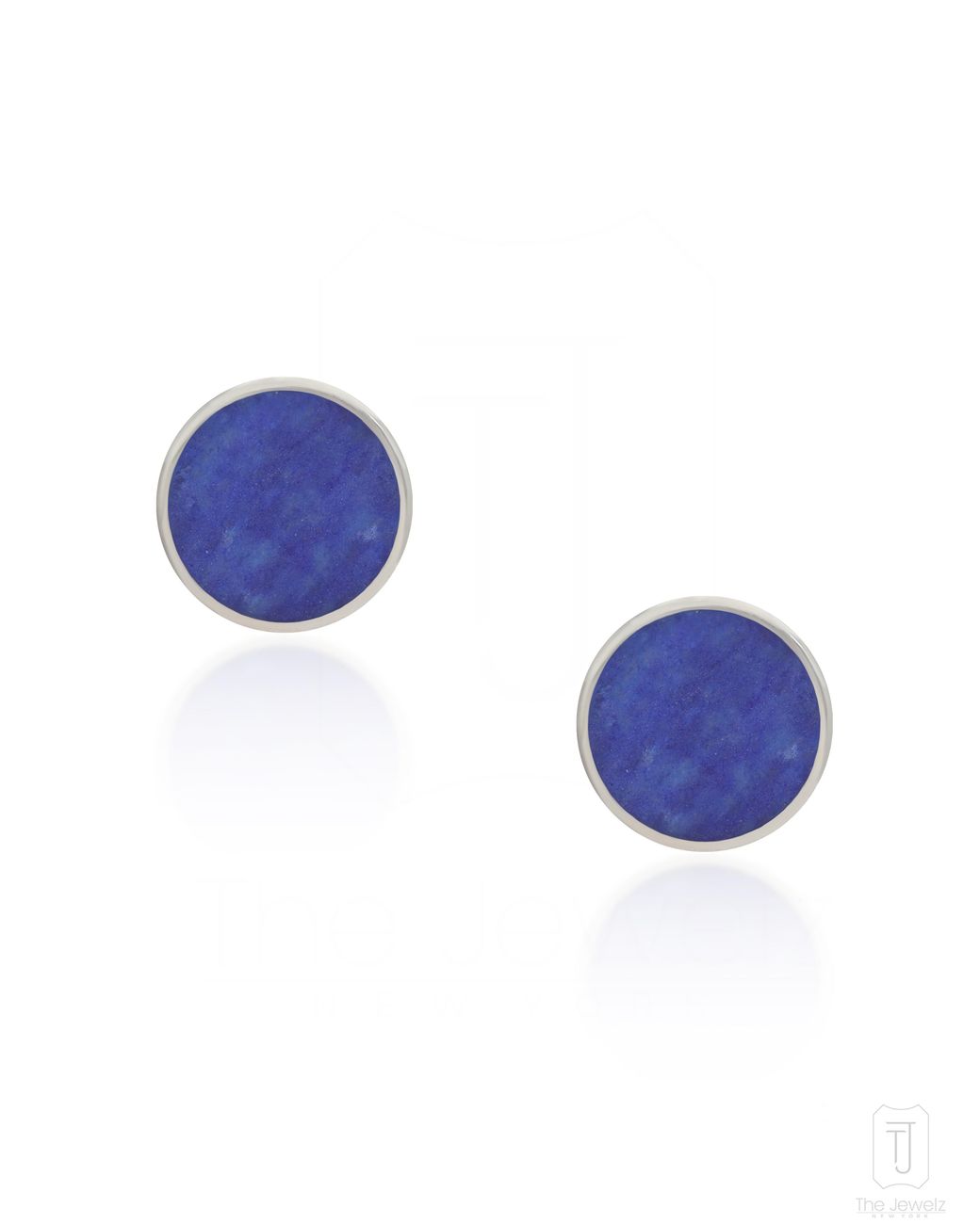 The Jewelz Blue Neutrals Tide Lapis Studs Earrings for men