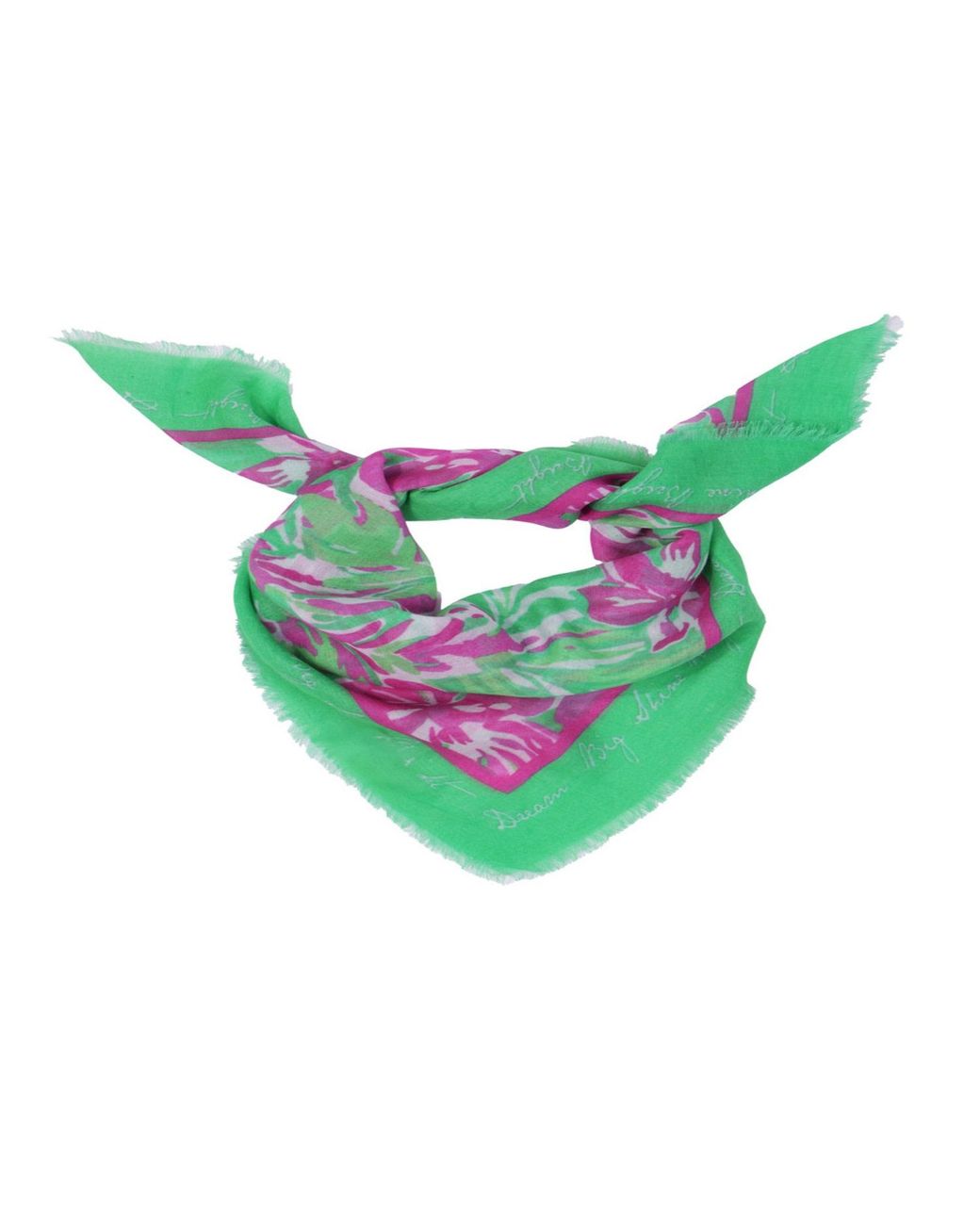Saachi Green Eco Luxe Print Bloom Bandana