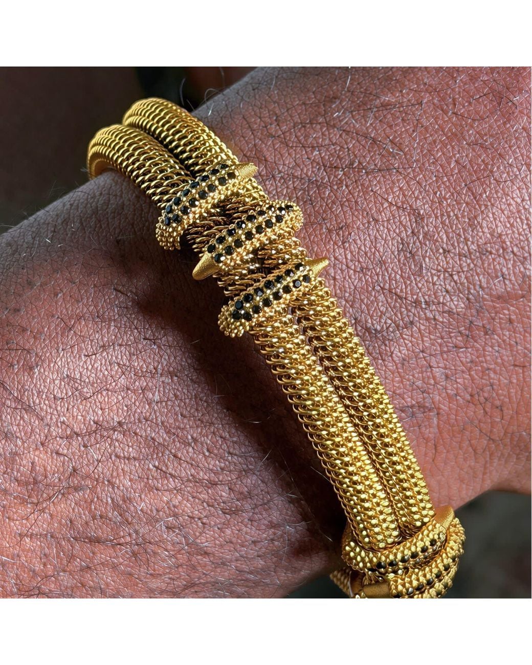 Freak Vault Metallic Aurora Cuff Bracelet for men