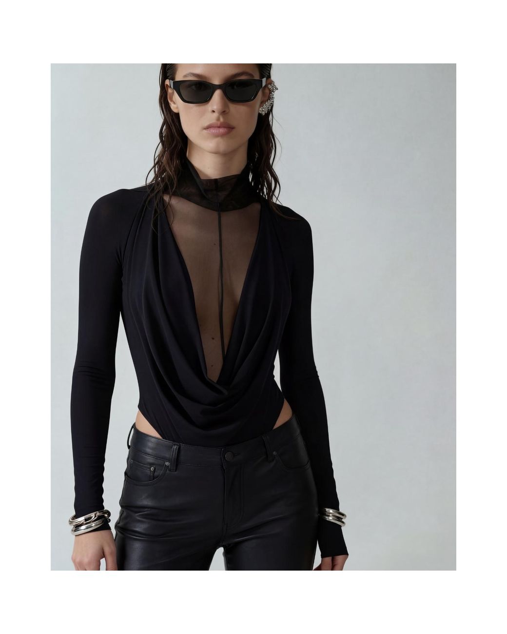Room 24 Black Kylie Bodysuit
