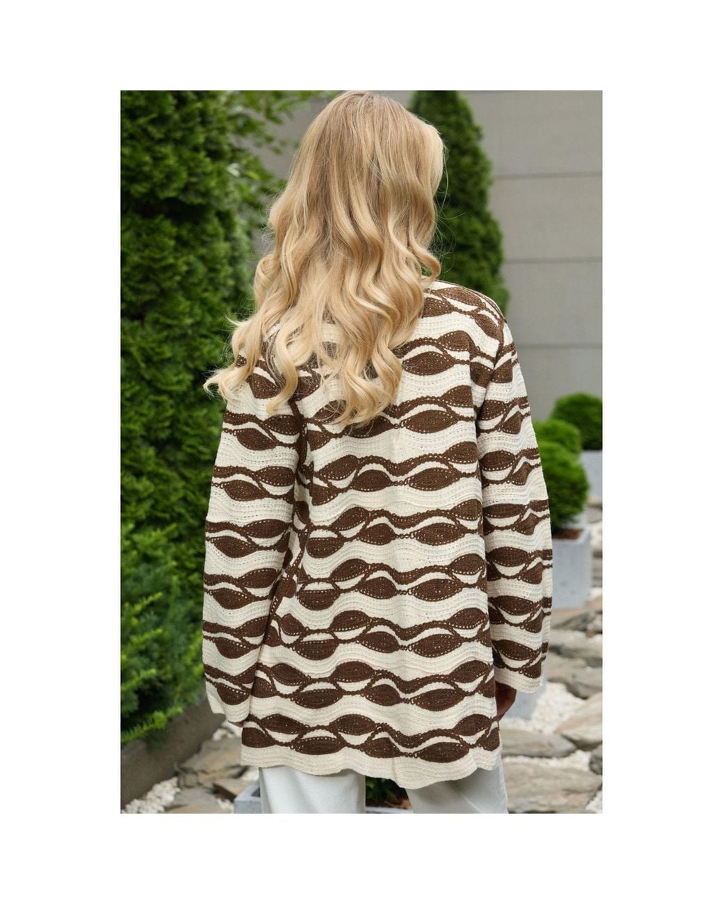 Saachi Natural Wave Crochet Tunic