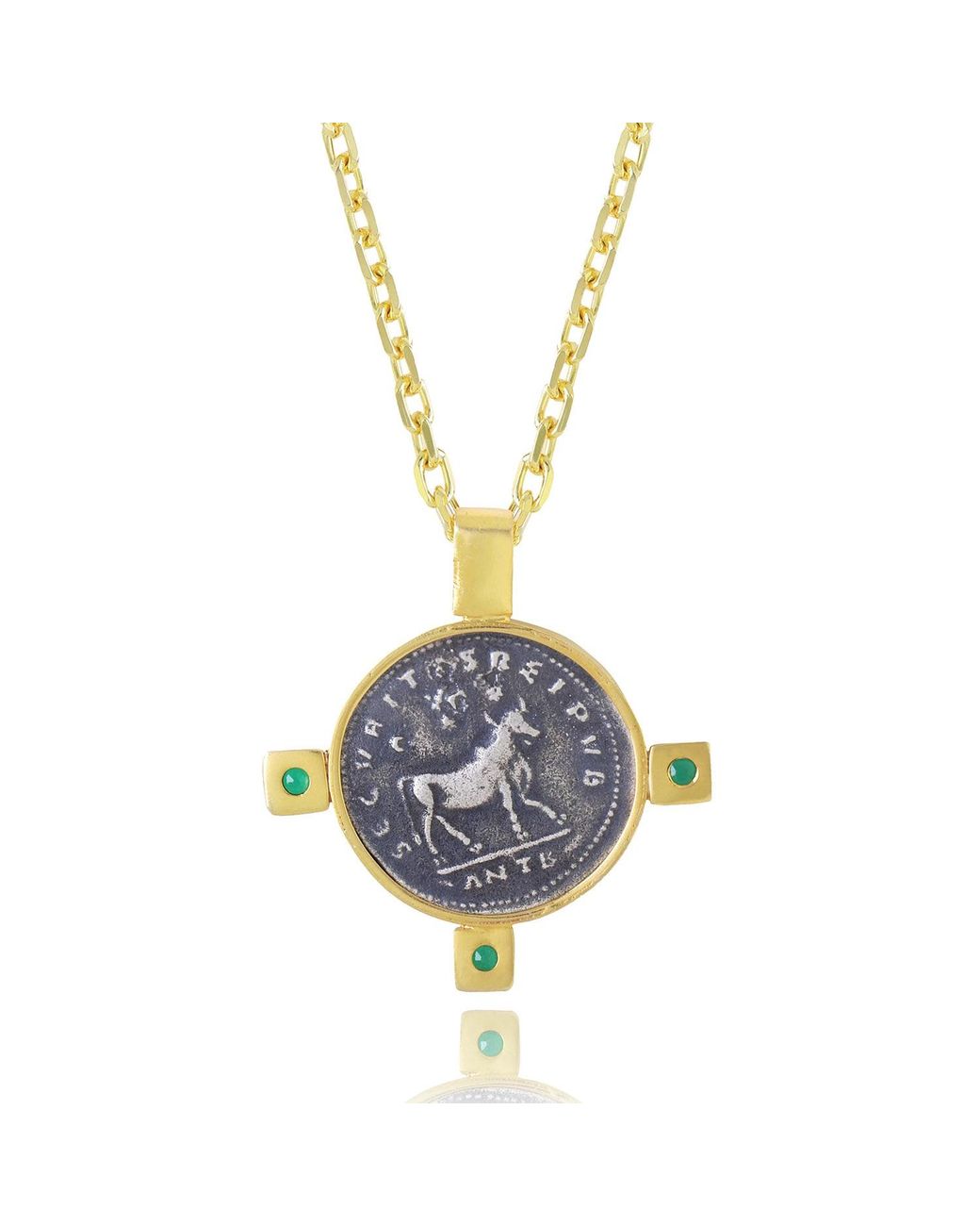 Ece London Metallic The Julian I I Coin Necklace