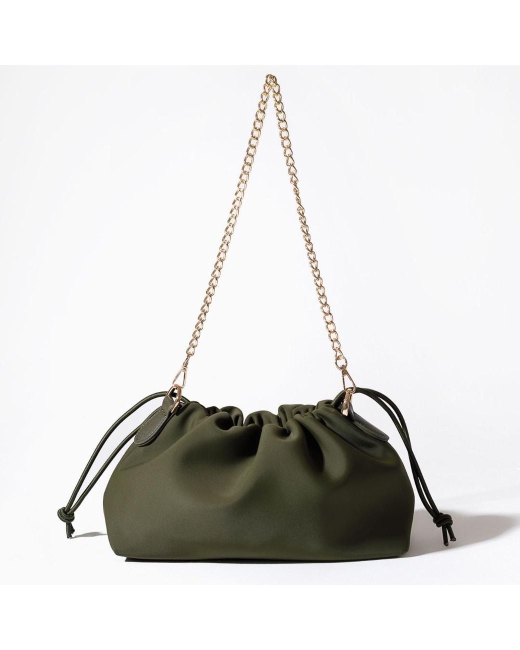 Pop Ups Brand Puff Clutch Safari in Green | Lyst