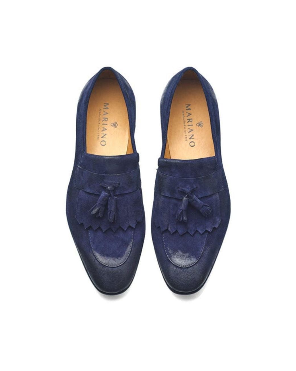 Mariano Shoes Blue Milfontes Loafers for men