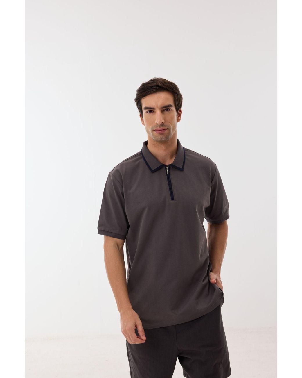 Ashita Fernandes Gray Basil Shirt for men