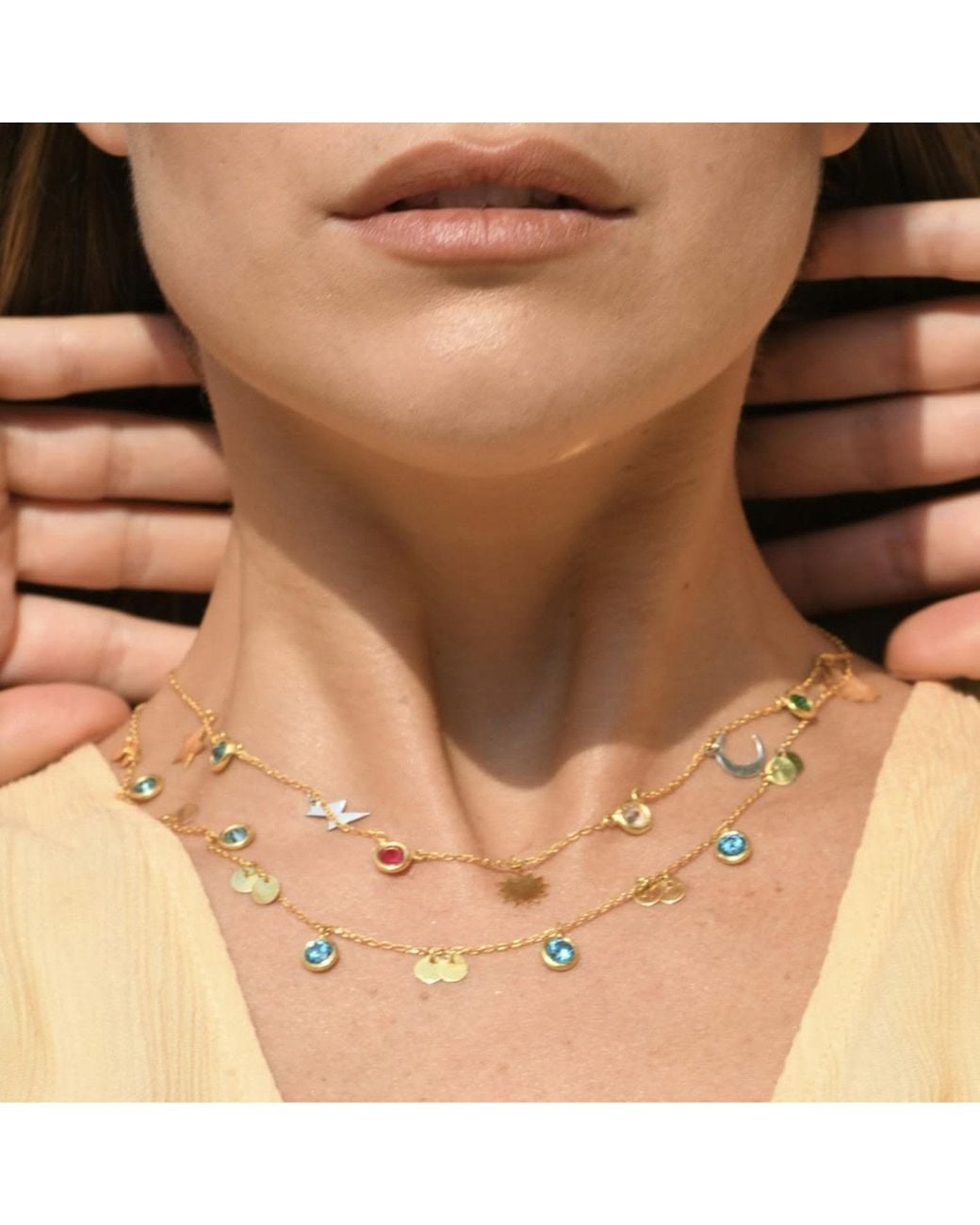 Milchee Metallic Sky Necklace