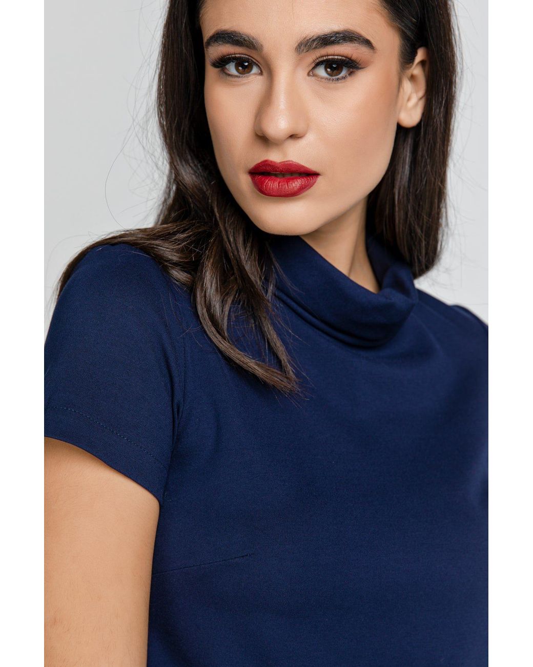 Conquista Blue Short Sleeve Top