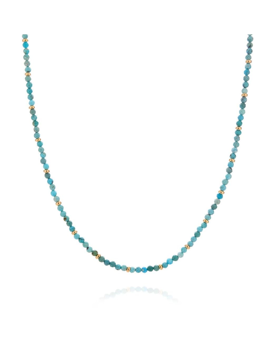 Nellou Jewellery Metallic December Birthstone Orbit Necklace