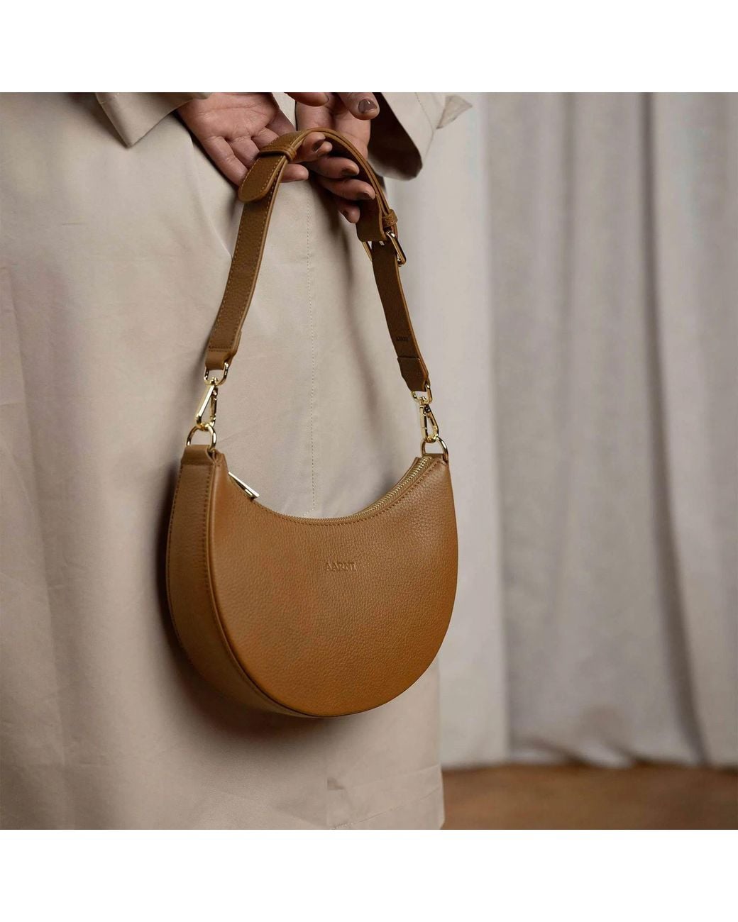 Aarni Brown Luna Bag, Cognac