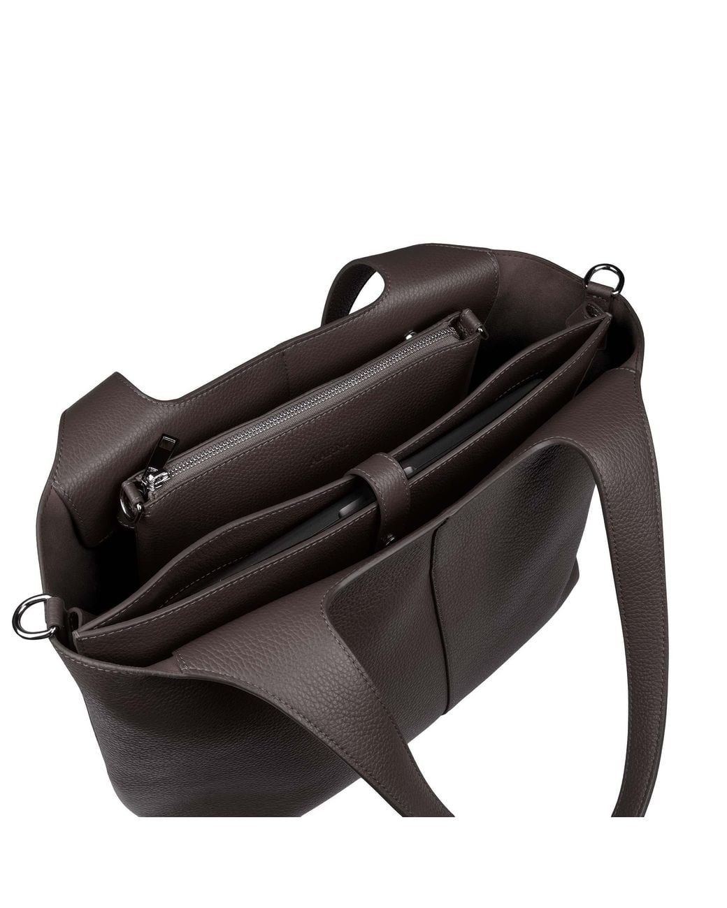 Aarni Brown Aava Tote Bag, Dark