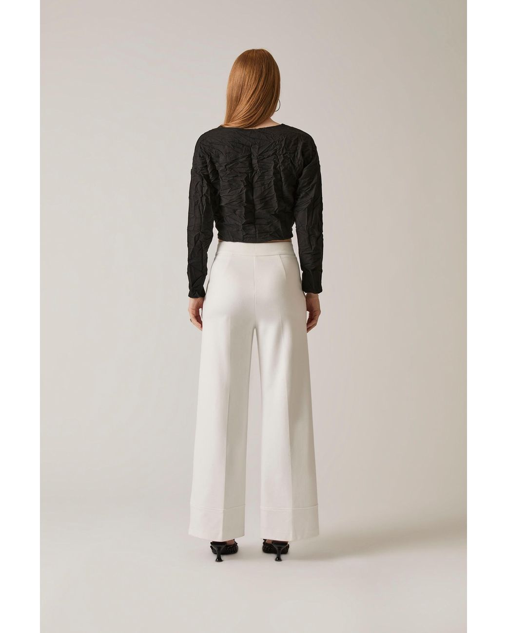 James Lakeland White Tailored Trousers