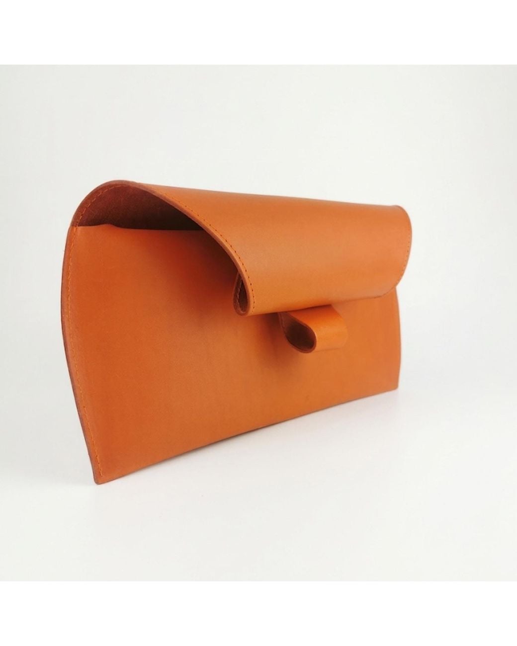 Cocobarclay Orange Loop Clutch
