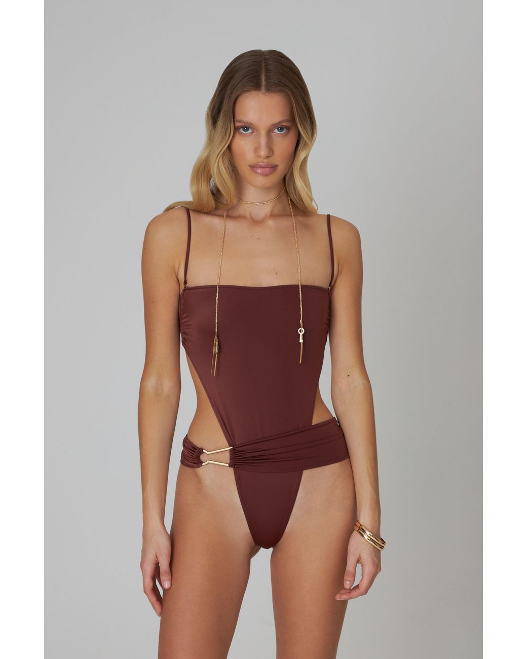 Bianca Resortwear Brown Aria Swimsuit