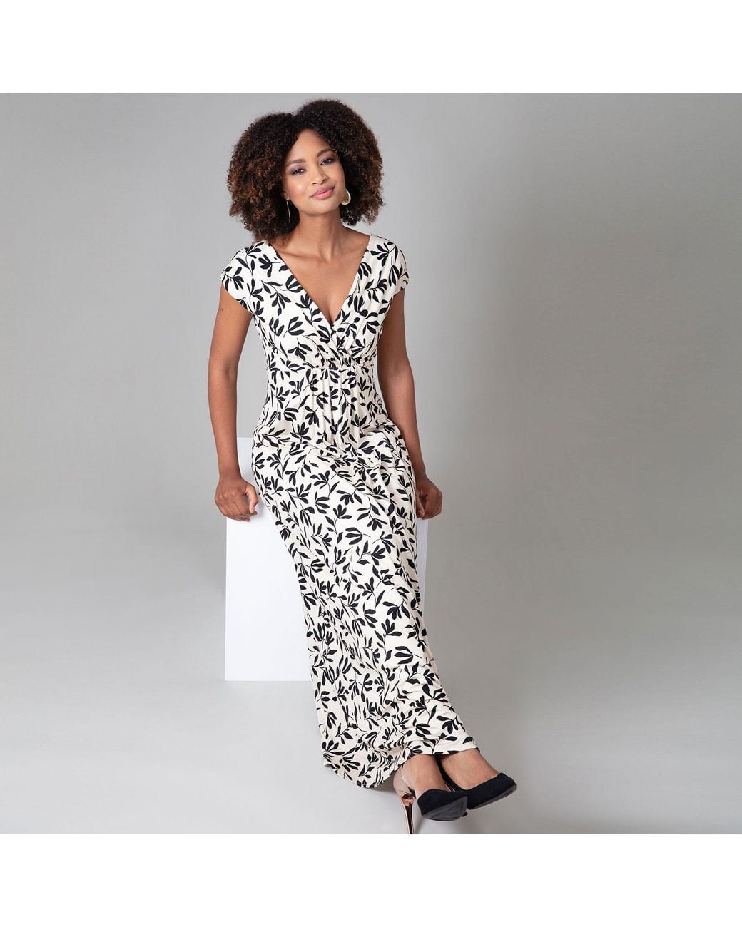 Alie Street London White Neutrals Sophia Maxi Dress