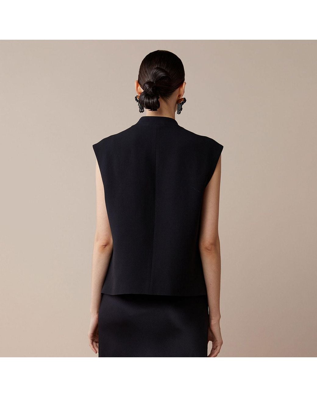 Silkinc Black Jinghong Swan Goose Waistcoat