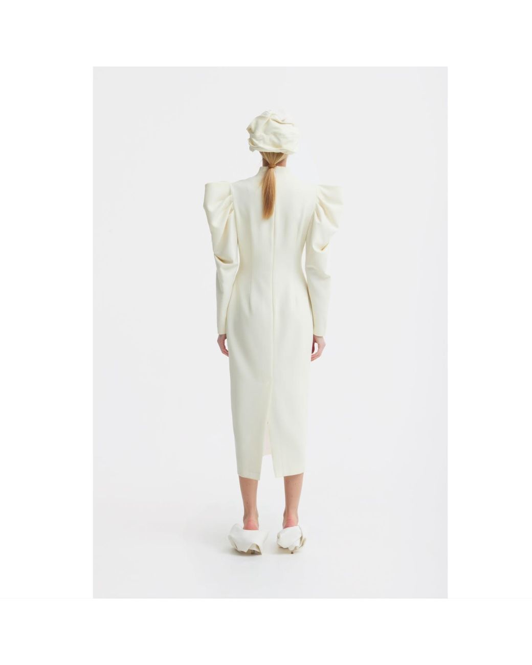 Julia Allert White Neutrals Headpiece – Evening Mini Hat Style