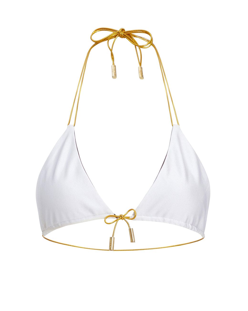 Capri Swim™ White Chocolate Reversible Bikini Top