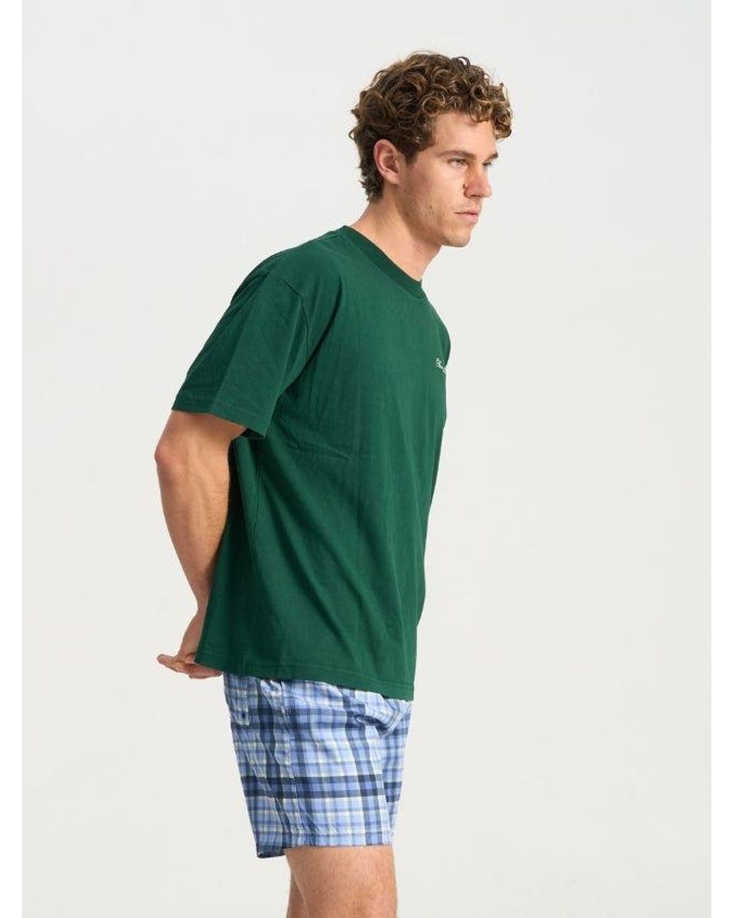 Bondi Active Green Cursive Tee for men