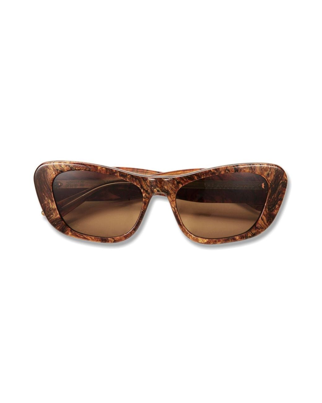 The Avantguard Brown Neroli Golden Tort Cat Eye Sunglasses
