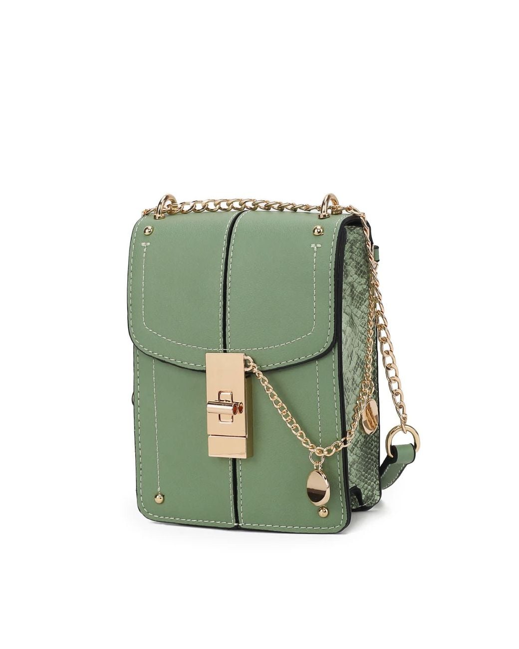 Mkf Collection - J'omor Green Iona Crossbody Bag