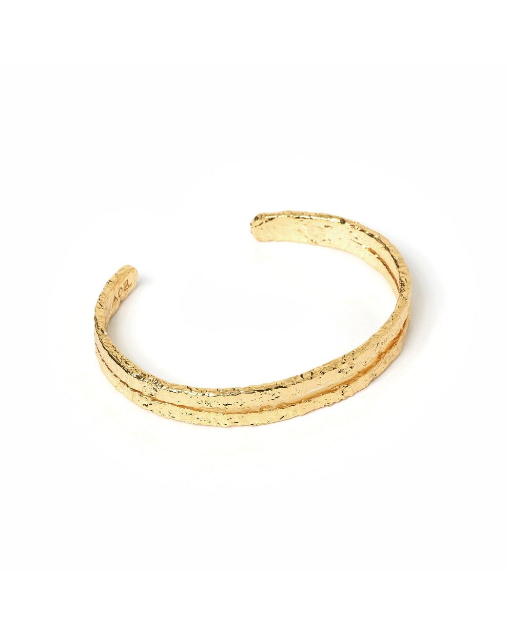 ARMS OF EVE Metallic Elodi Gold Cuff Bracelet