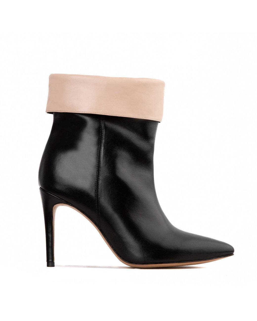 Ginissima Black Short Boots Natural Leather