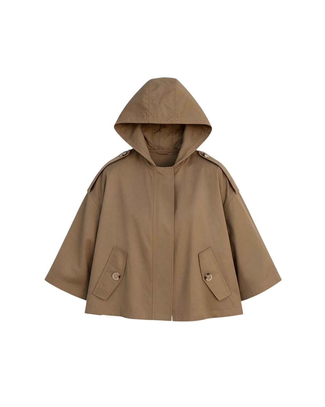 Kipépéo Brown Neutrals Selina Hoodie Jacket