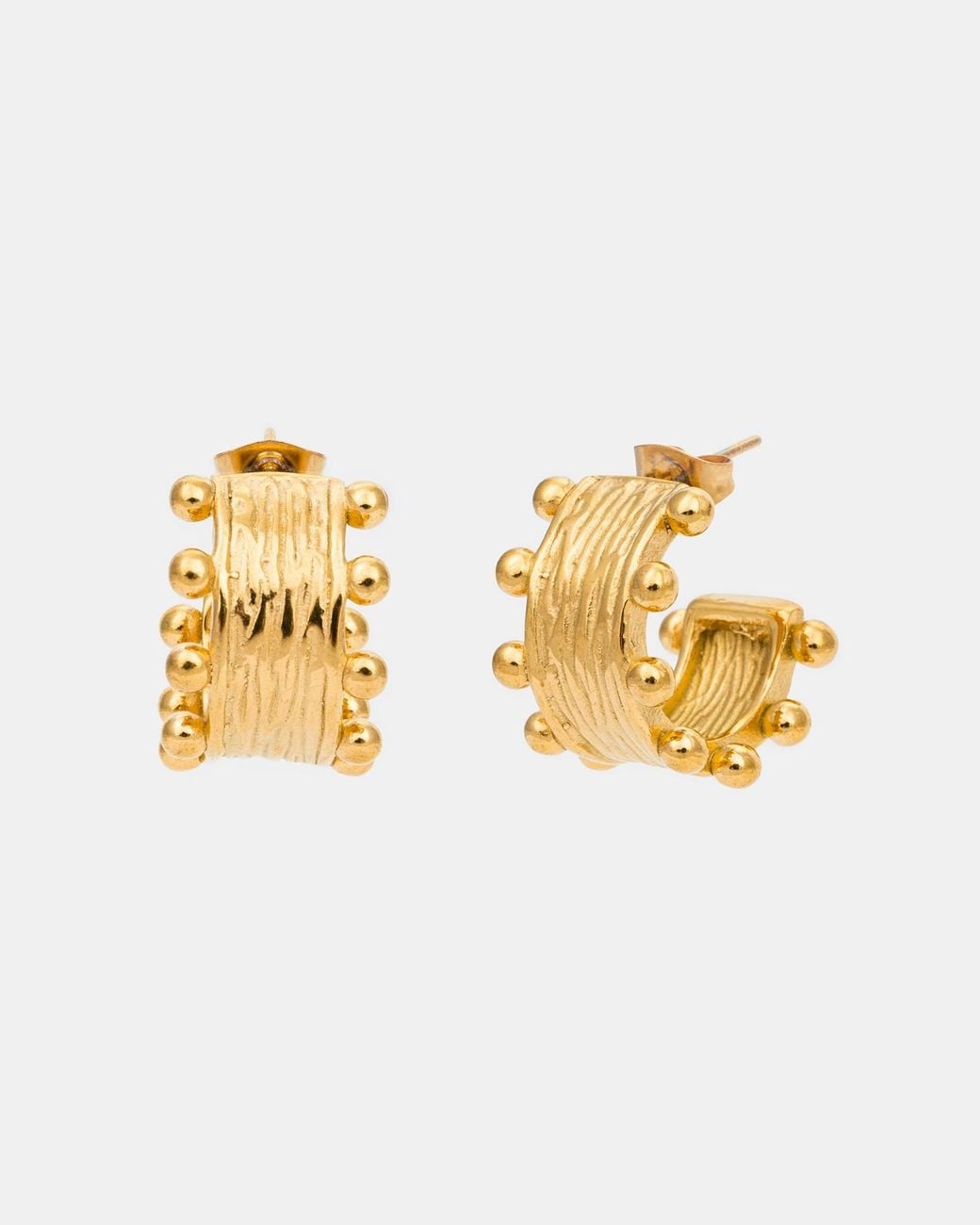 Kybele Studio Metallic Roman Hoops