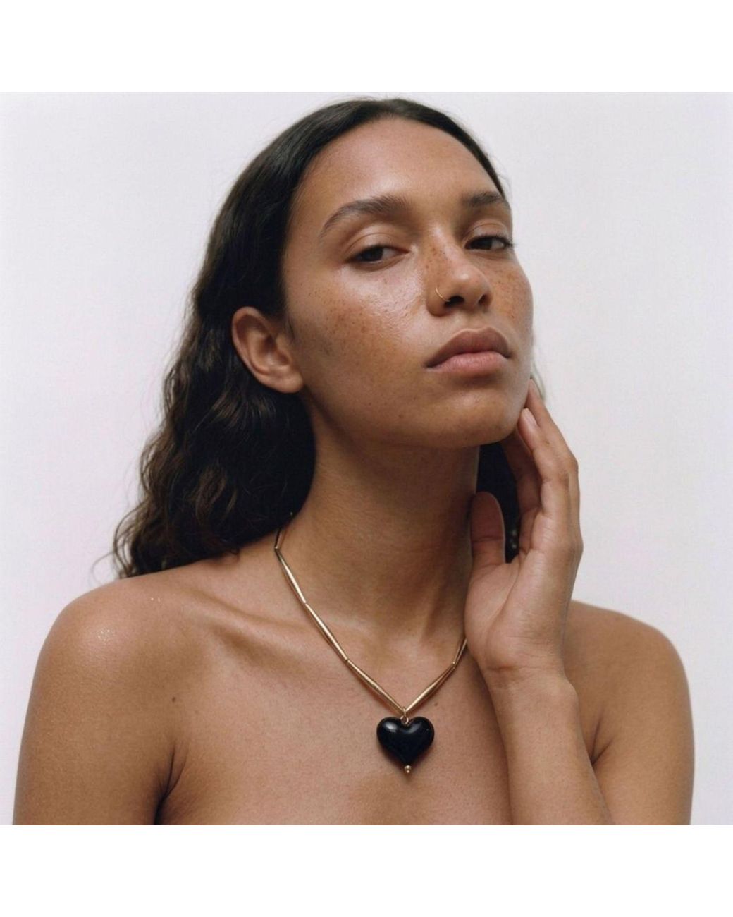 Tohum Design Metallic Cuore Necklace – Bitter