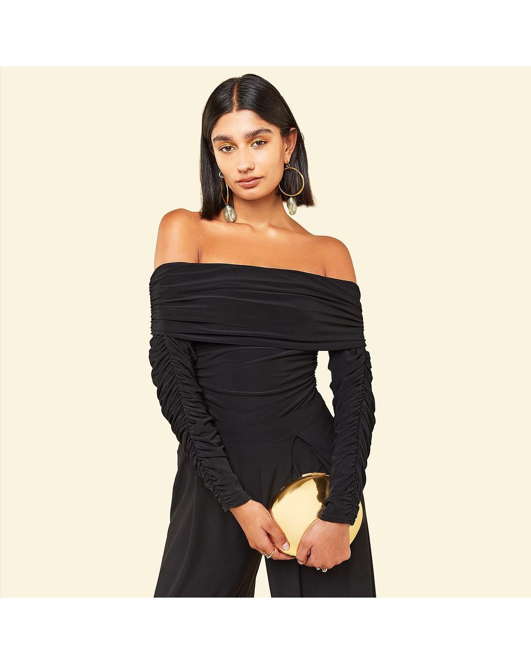 Celestine & Mae Black Florentina Bodysuit
