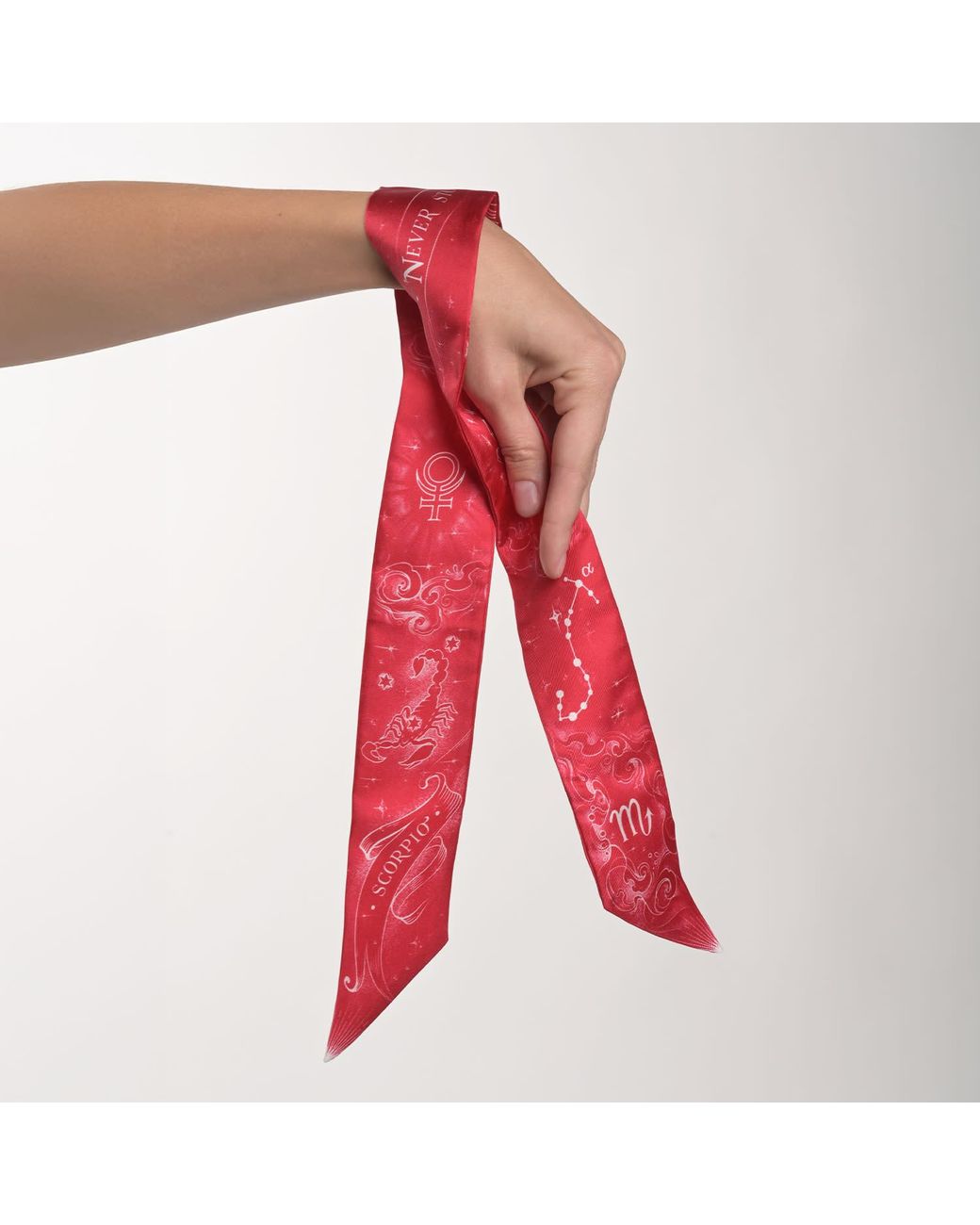 Silk&Soul Red Scorpio Zodiac Twilly