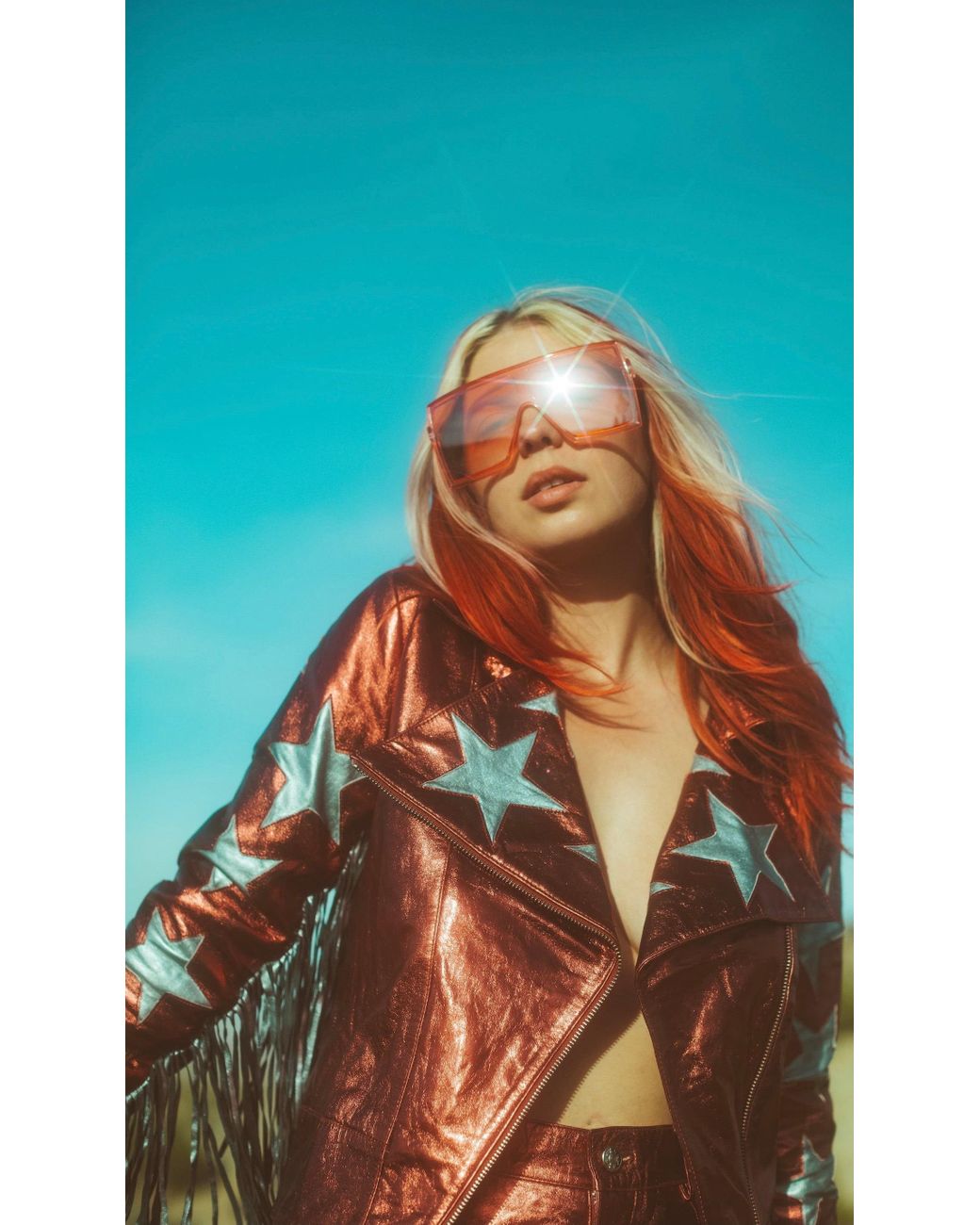 Any Old Iron Red Metallic Hell For Leather Moto