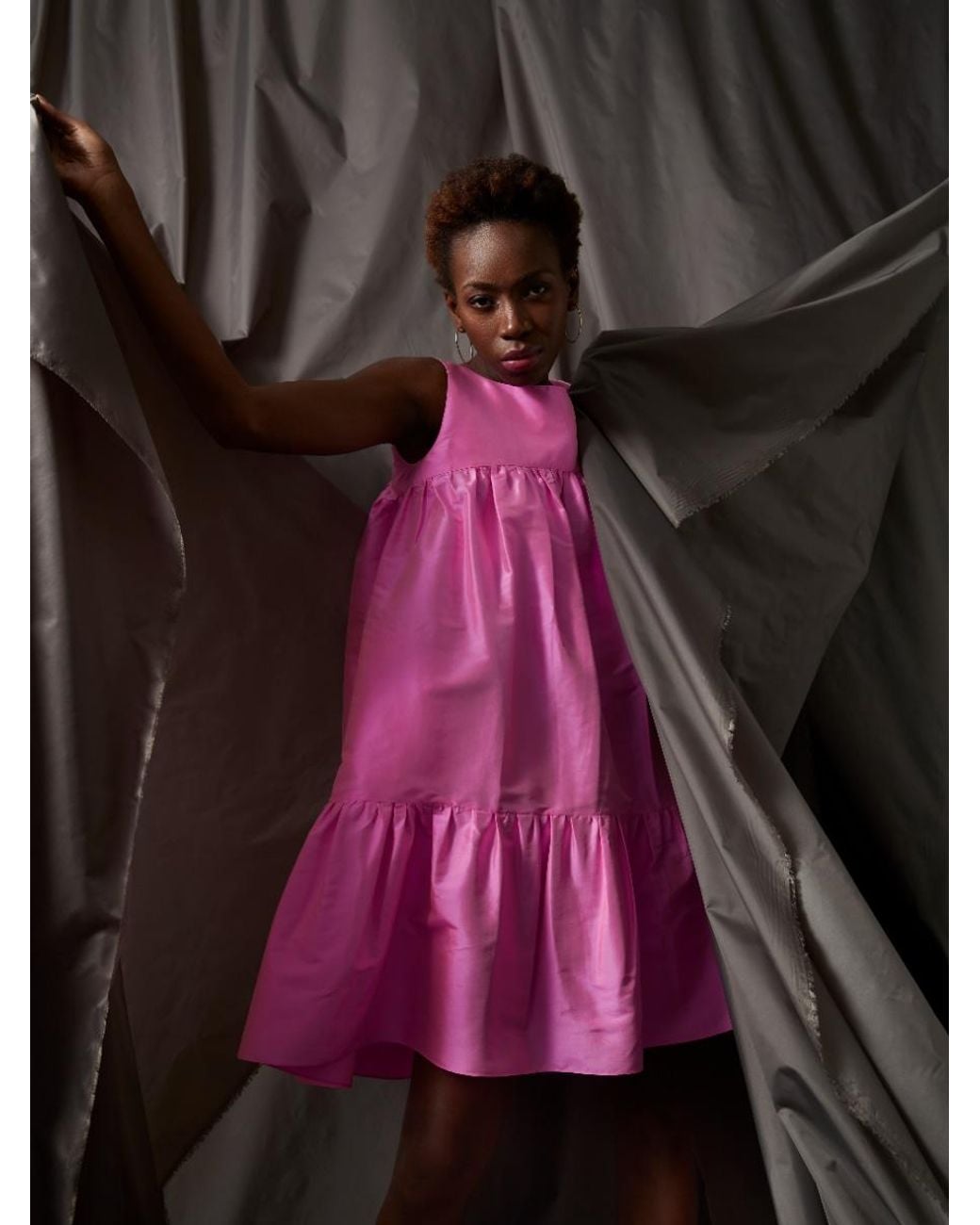 Helene Galwas Pink Filipa Dress