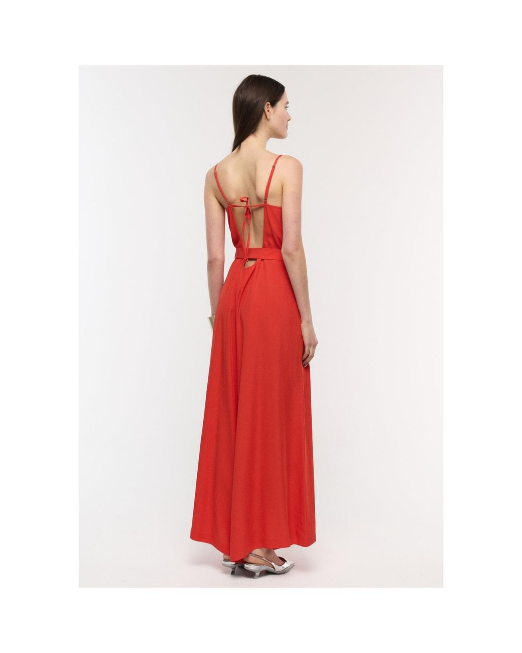 Mirimalist Red Onyx Loose Jumpsuit