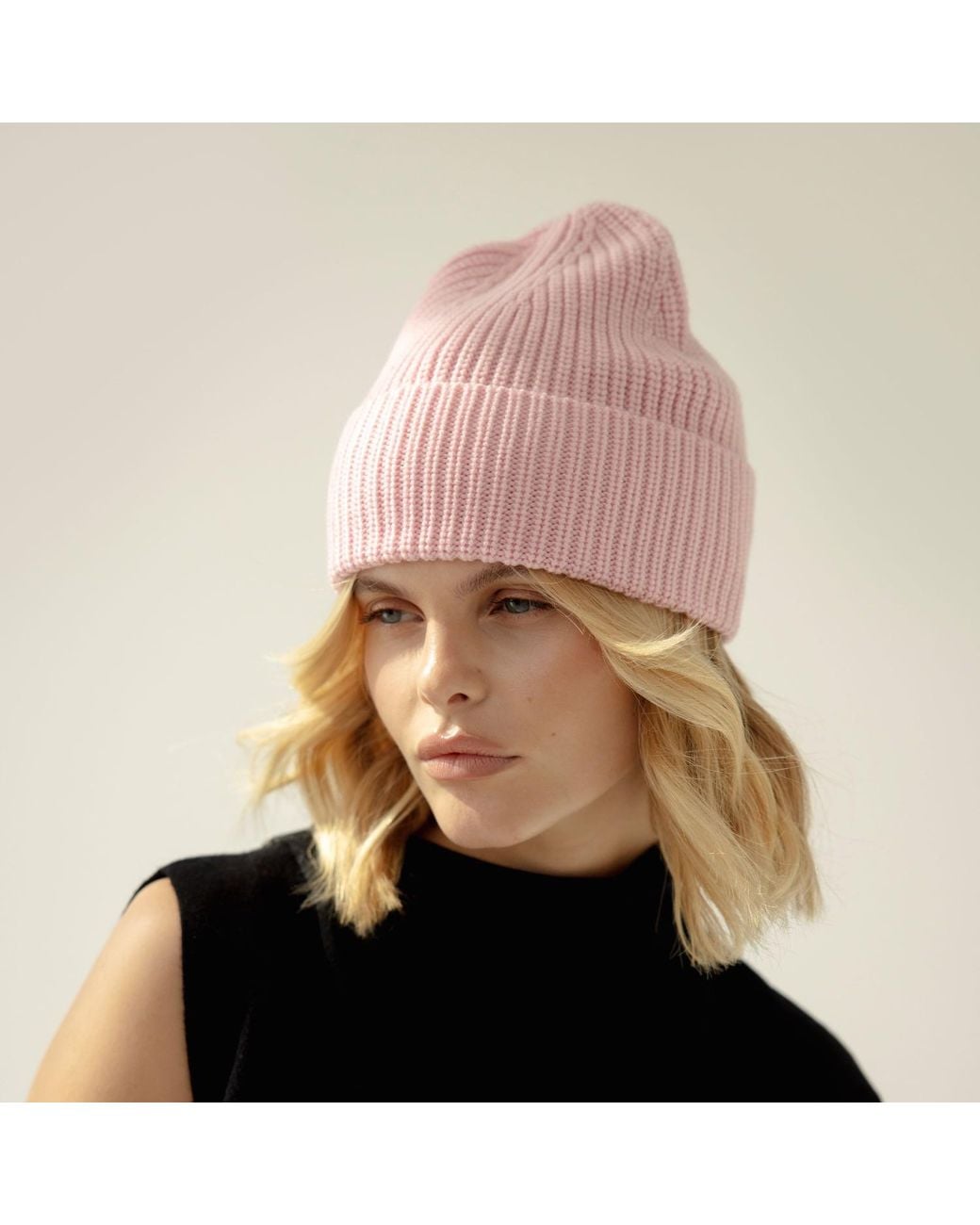 Arctic Fox & Co. Pink The Merino Wool Beanie
